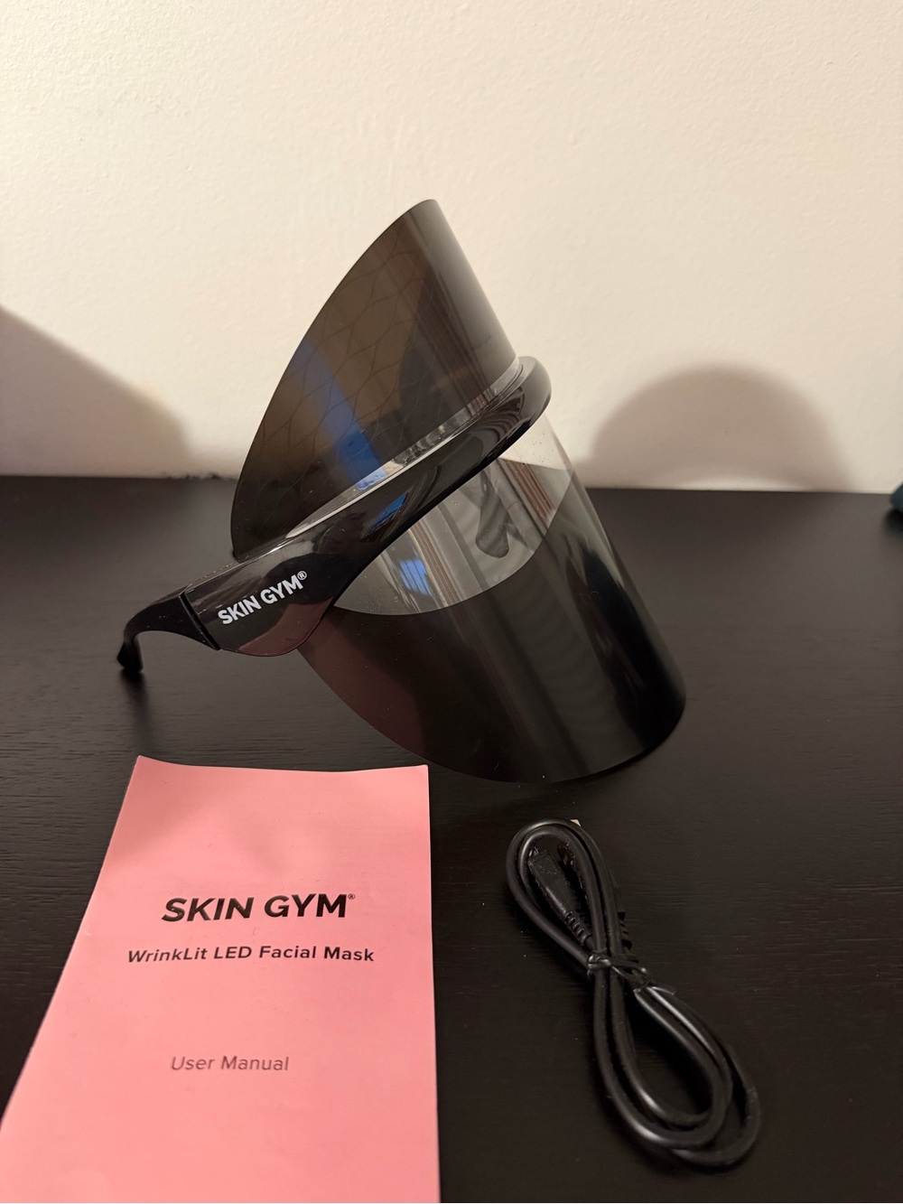 Skin Gym WrinkLit LED Facial Visor - Black